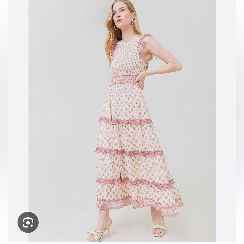 Saylor NY Hal Dress Terracotta